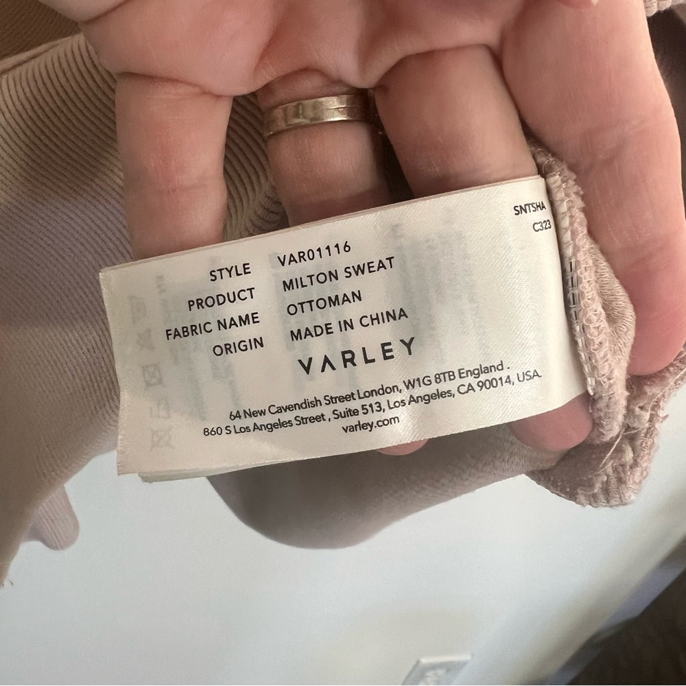 Varley Milton Sweat Pullover in Ottoman Rib - Picture 15 of 16